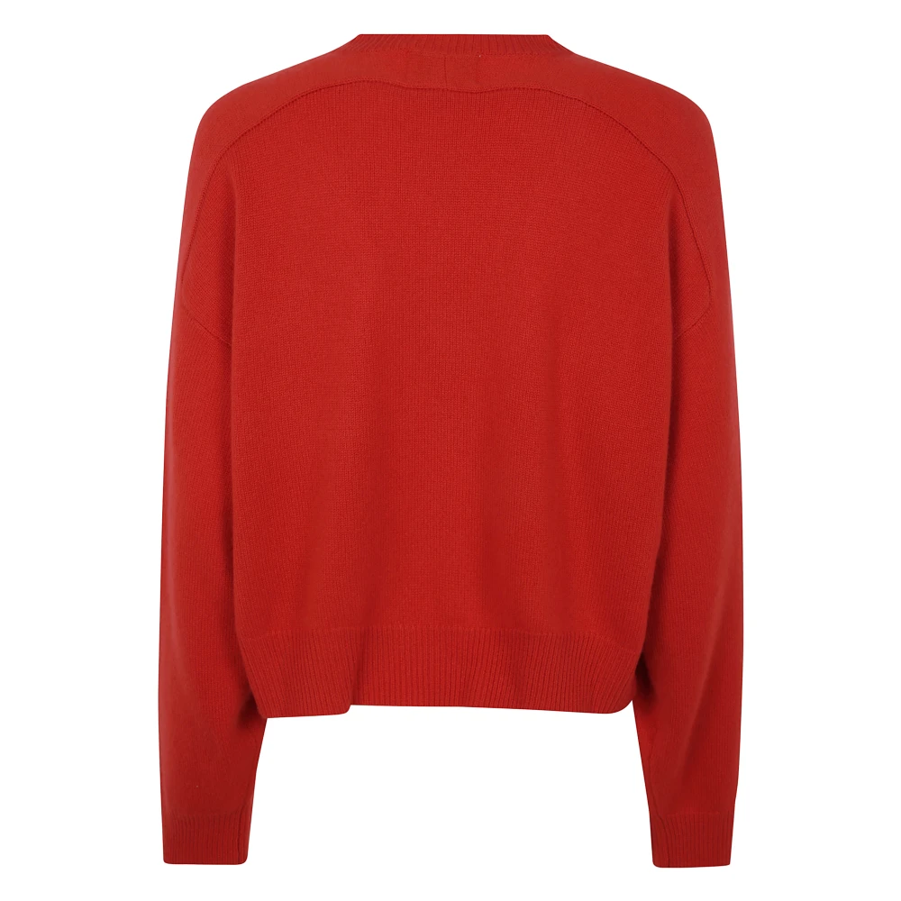 Loulou Studio Gezellige Gebreide Trui Red Dames