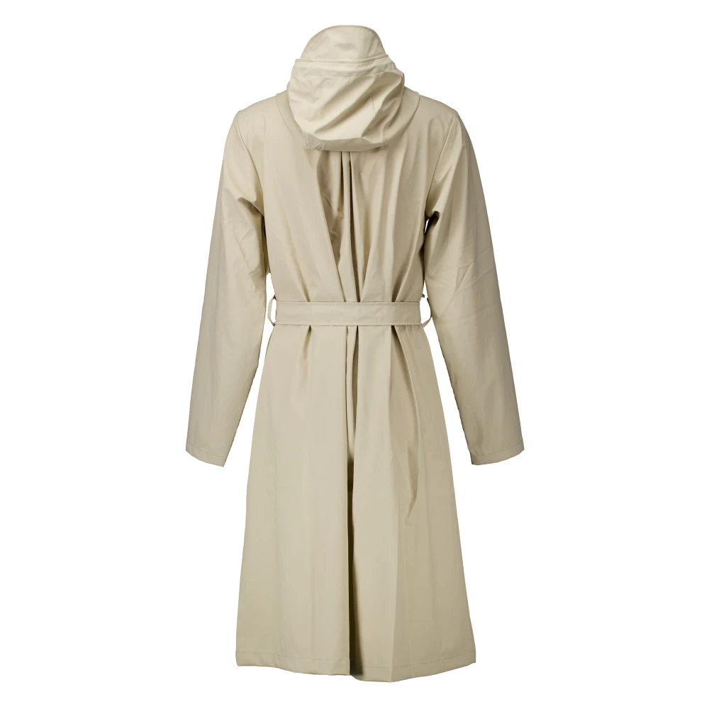 Rains Stijlvolle Regenjas Beige Dames