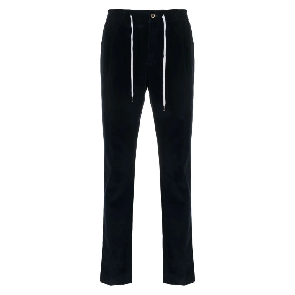 Pt Torino Men's Blue Slim-Fit Trousers, 4XL, Pantalone Soft