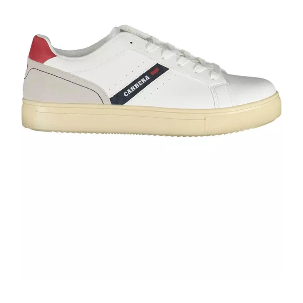 Carrera Men's Multicolor Sneakers,, White Lace-Up Sneaker With Contrasting Logo Size 11 Uk