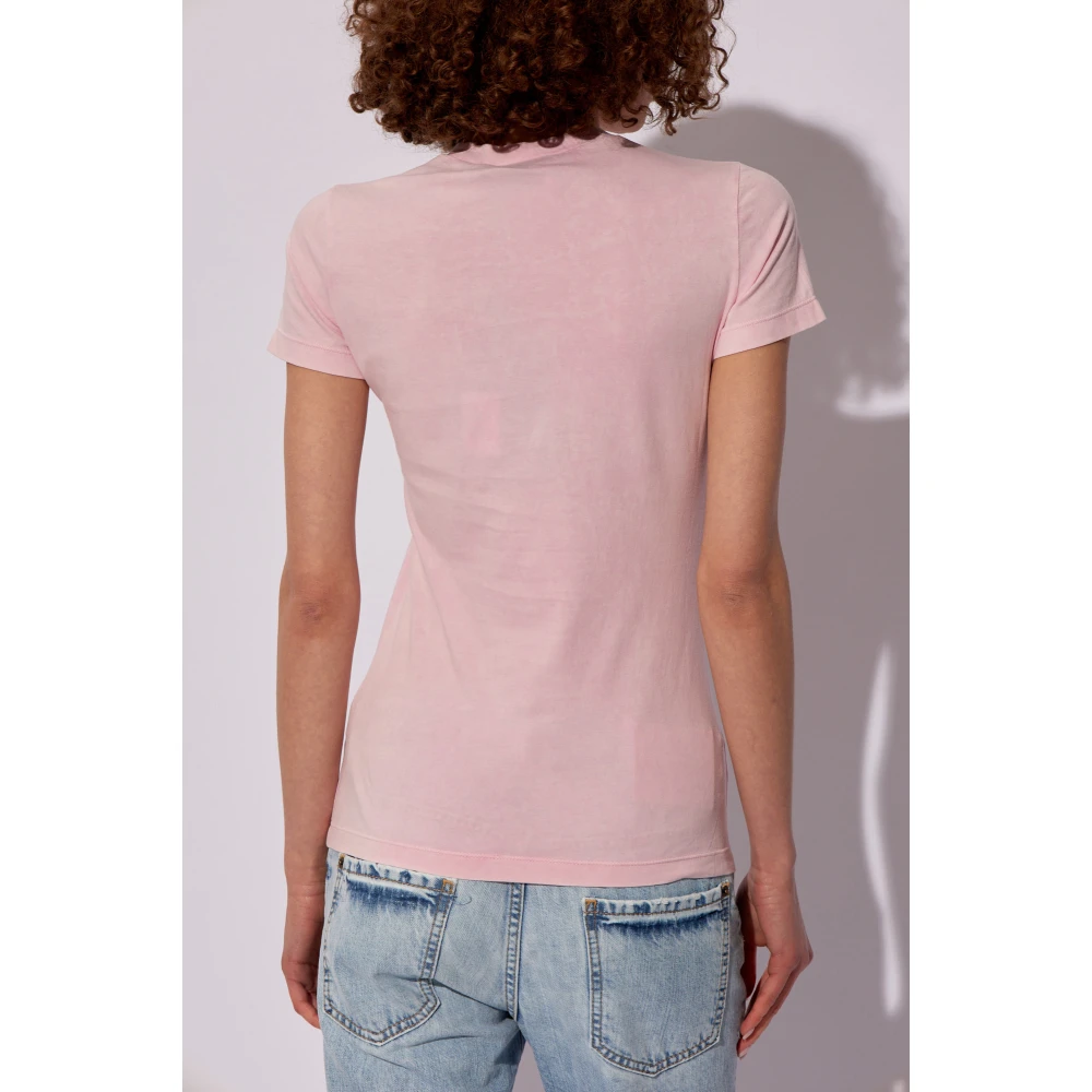 Dsquared2 Bedrukt T-shirt Pink Dames
