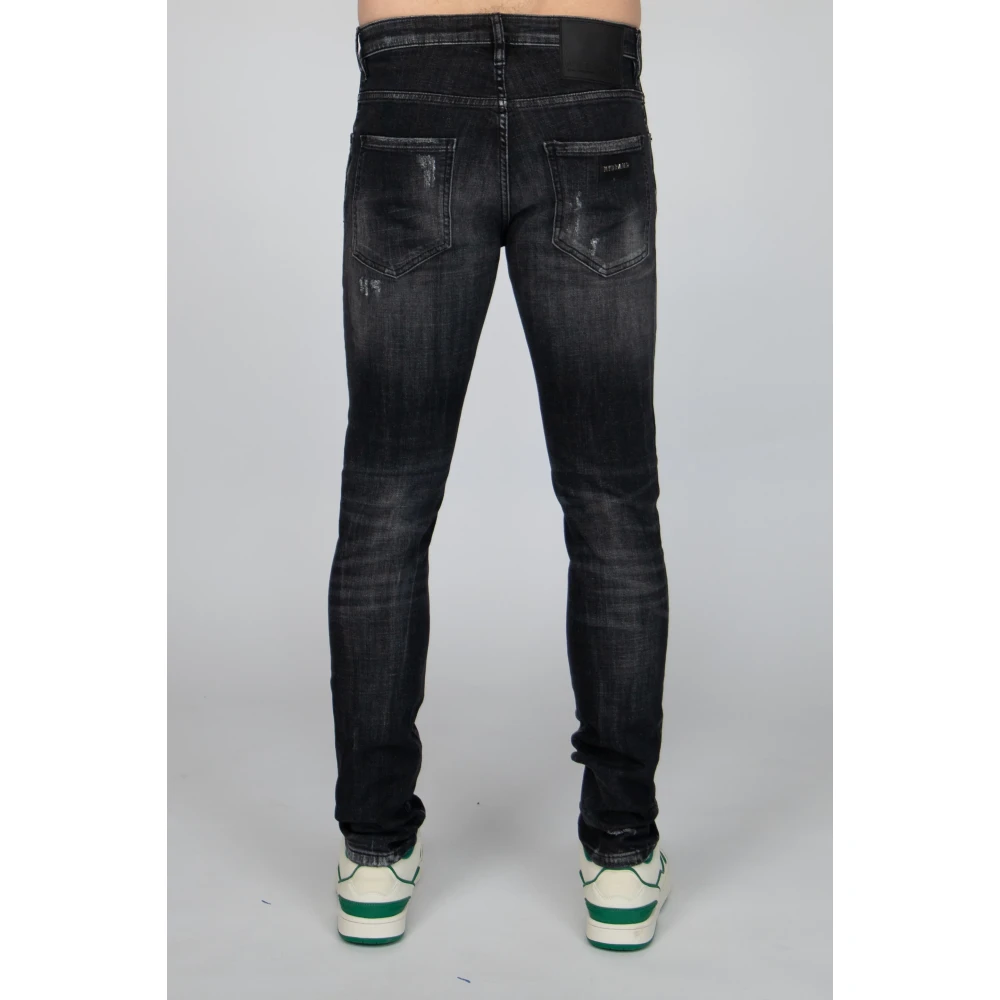 My Brand Midnight Ripped Dark Jeans Heren Zwart Black Heren