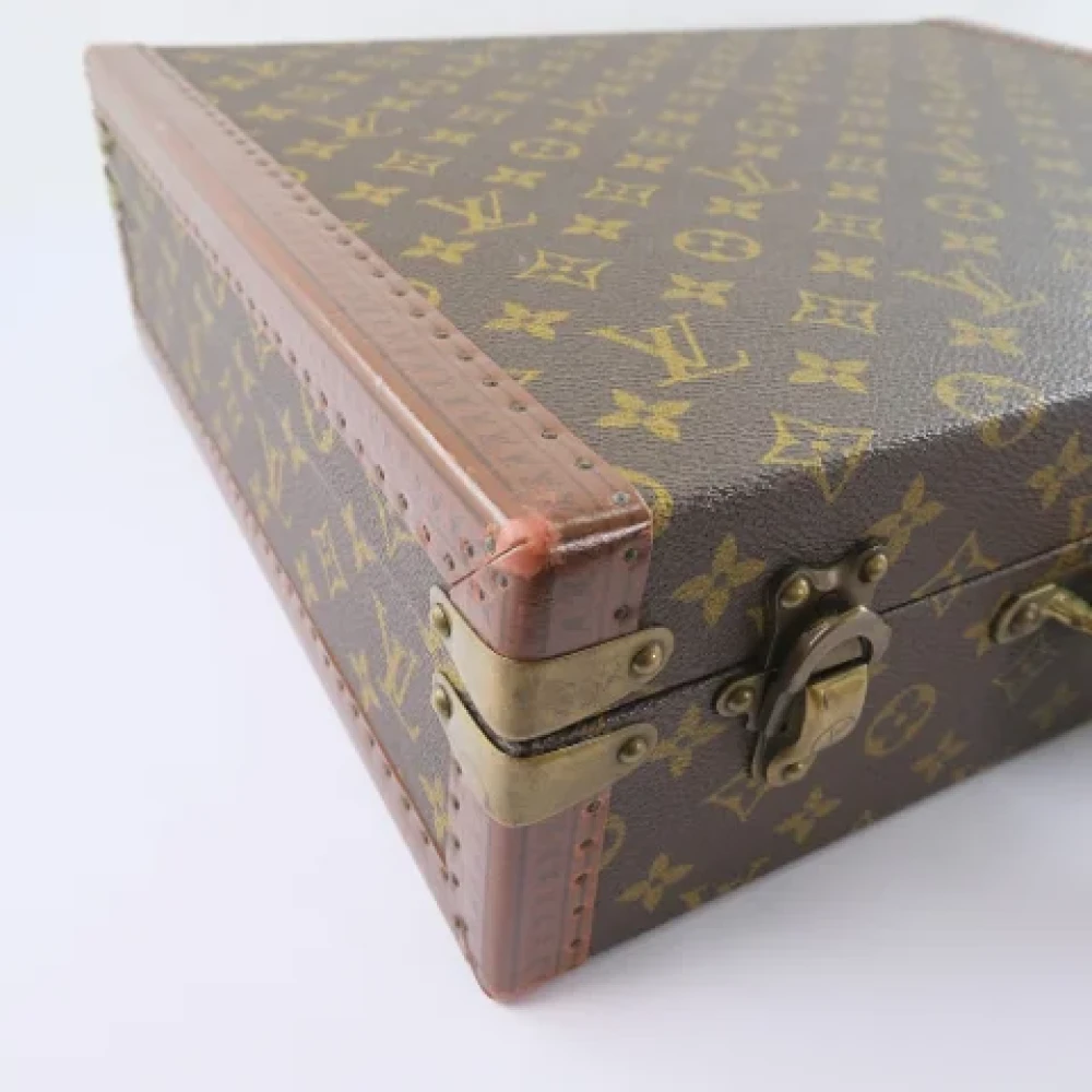 Louis Vuitton Vintage Pre-owned Canvas briefcases Brown Dames