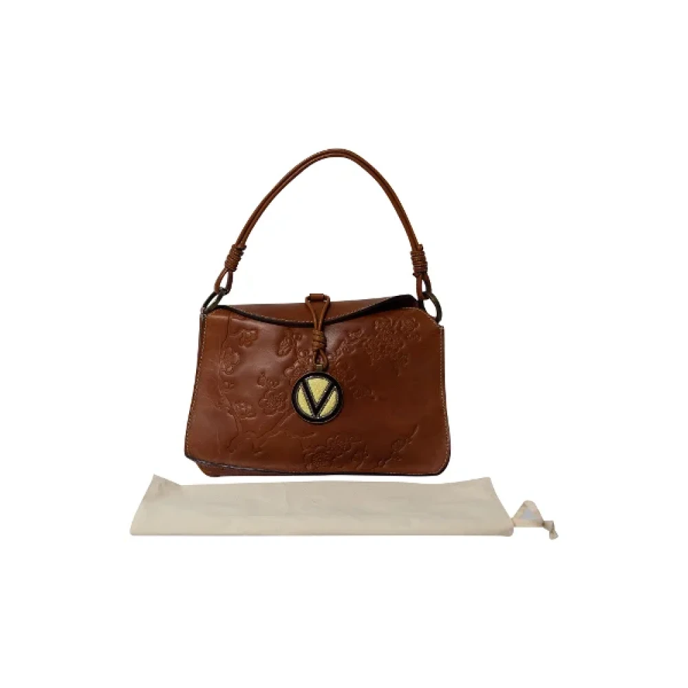 Valentino Vintage Pre-owned Leather handbags Brown Dames