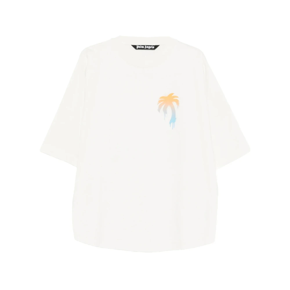 Palm Angels Uomo Bianco - T-Shirt - Tops - Xs