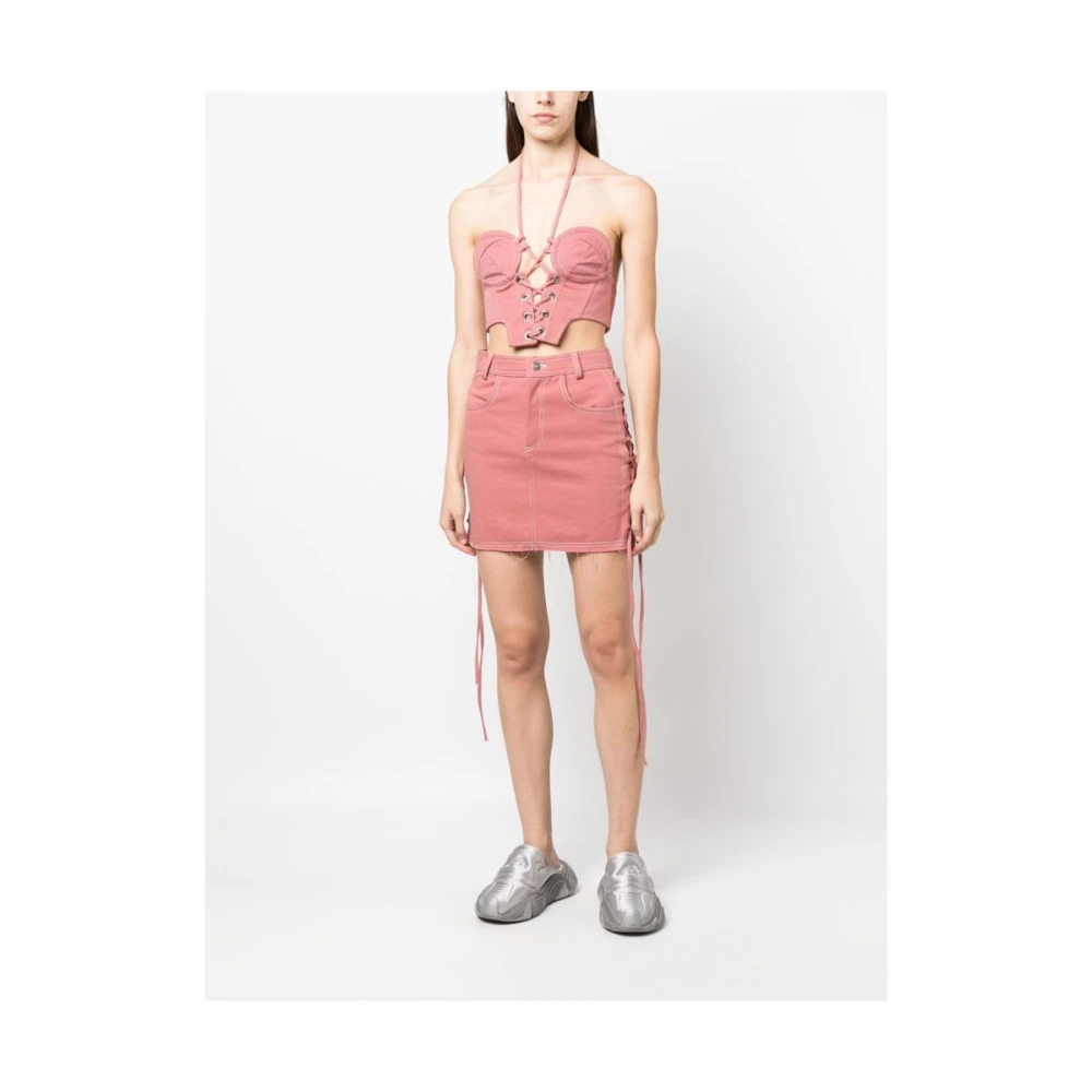 Julfer Short Skirts Pink Dames