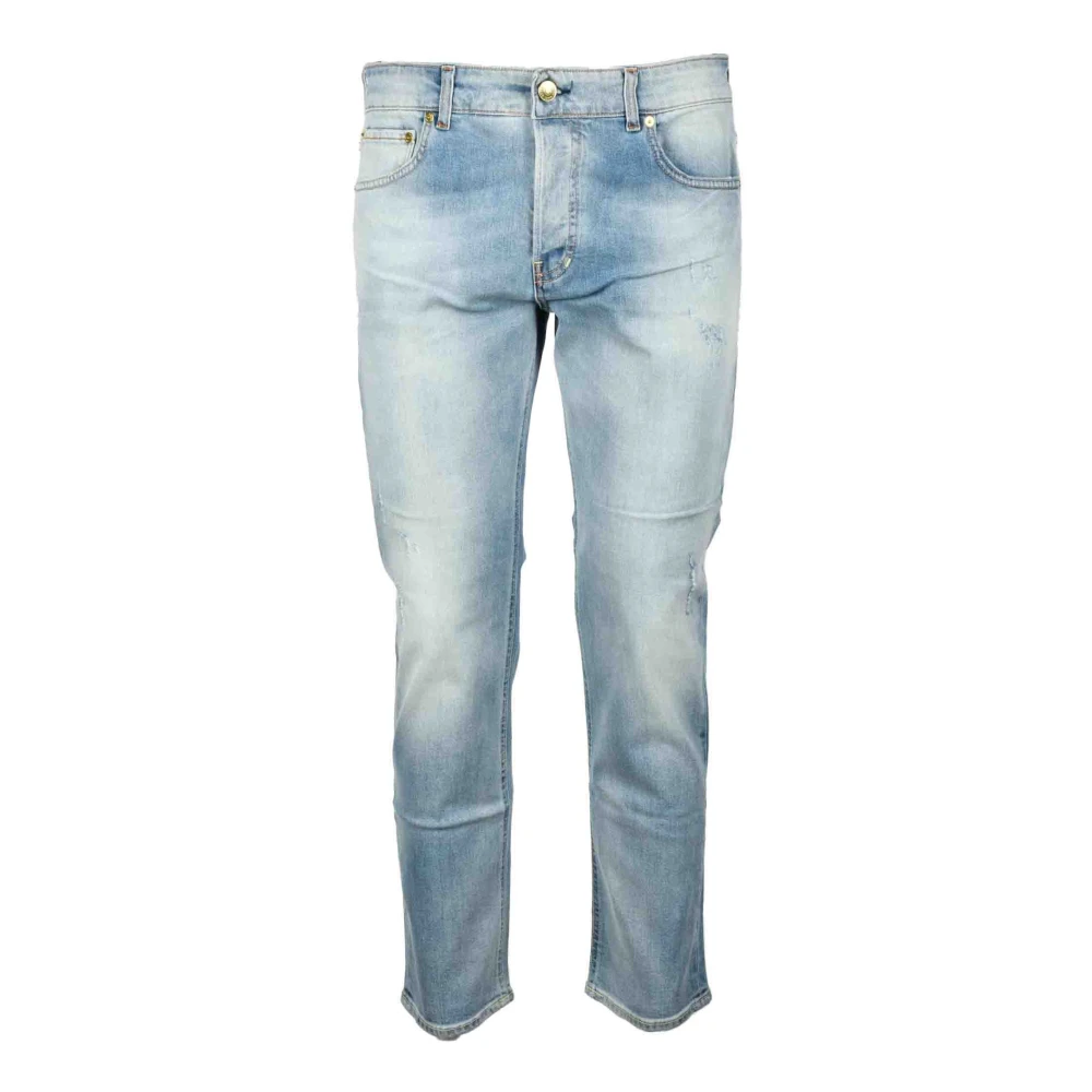 Entre amis Katoen Elastaan Jeans Blue Heren