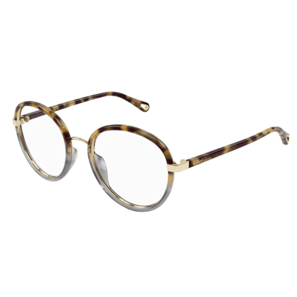 Chloé Runda Optiska Glasögon i Havana Brown, Unisex