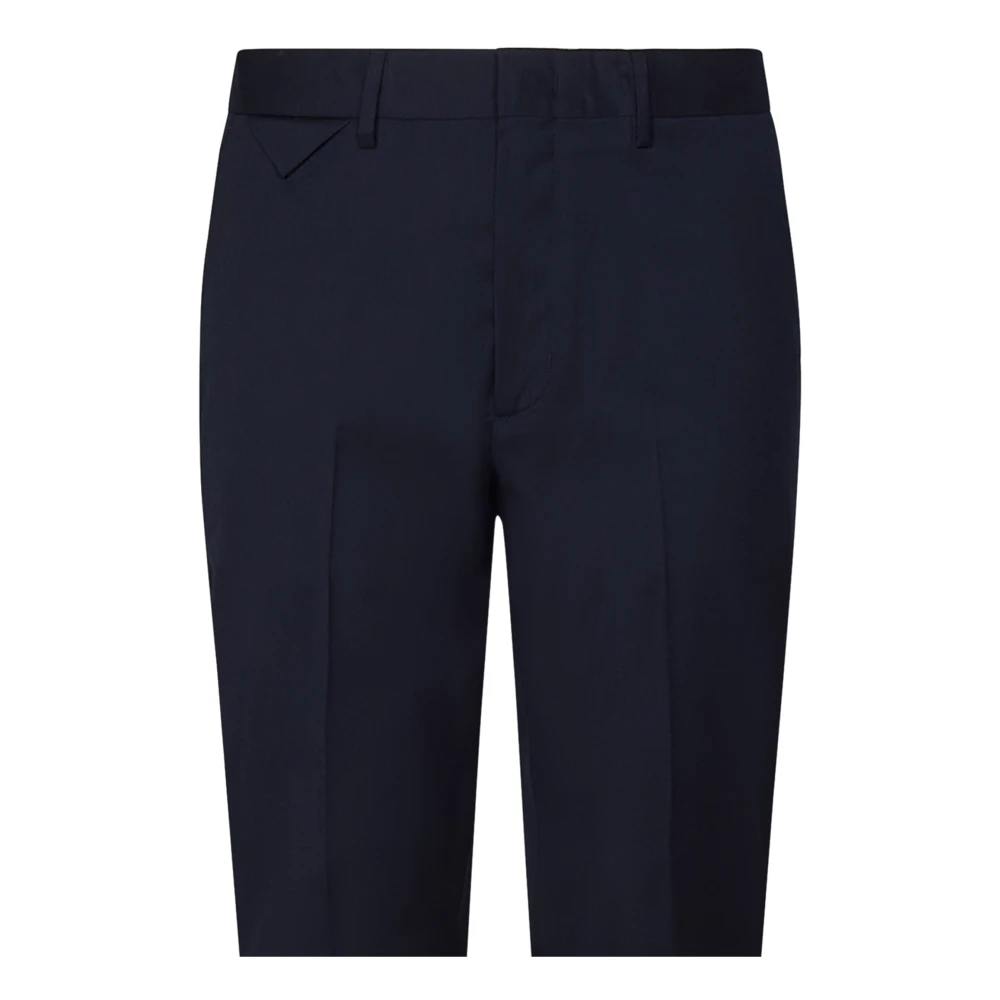 Low Brand Suit Trousers Blue Heren