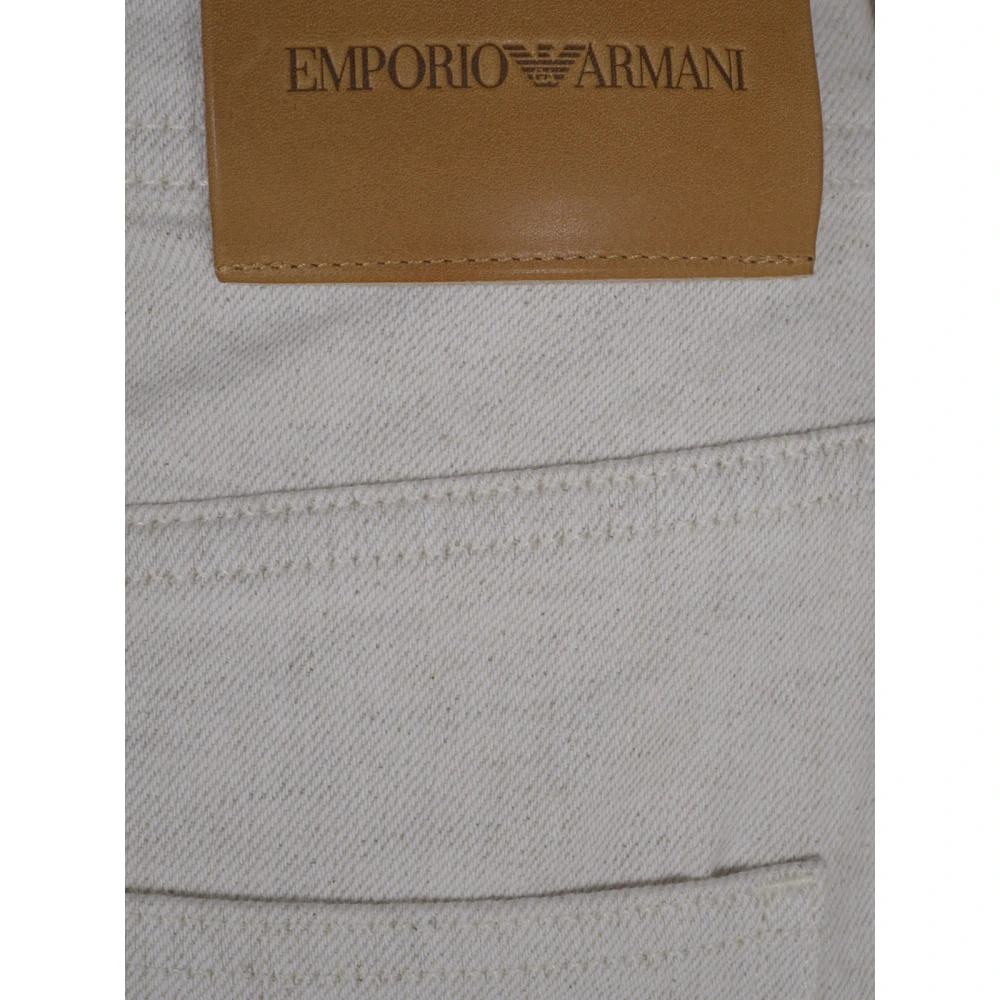 Emporio Armani 5-Pocket Casual Broek White Dames