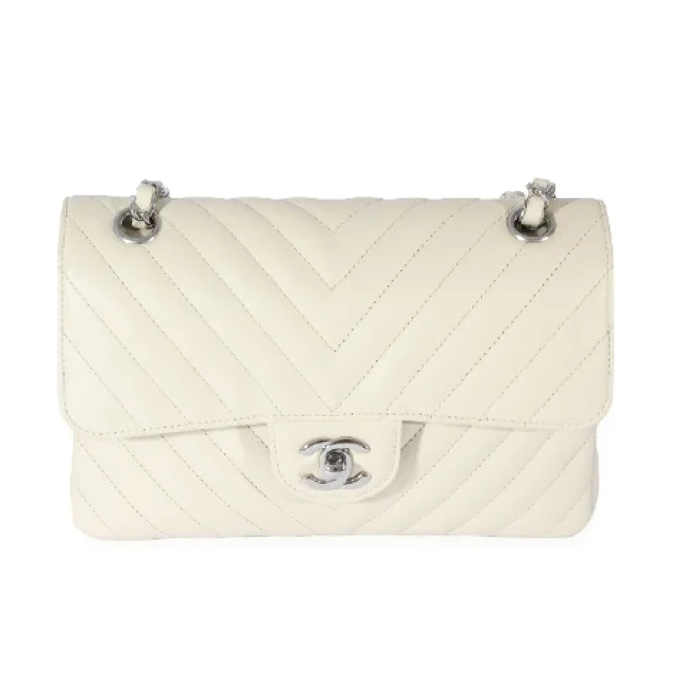 Chanel Vintage Pre-owned Leather chanel-bags White Dames