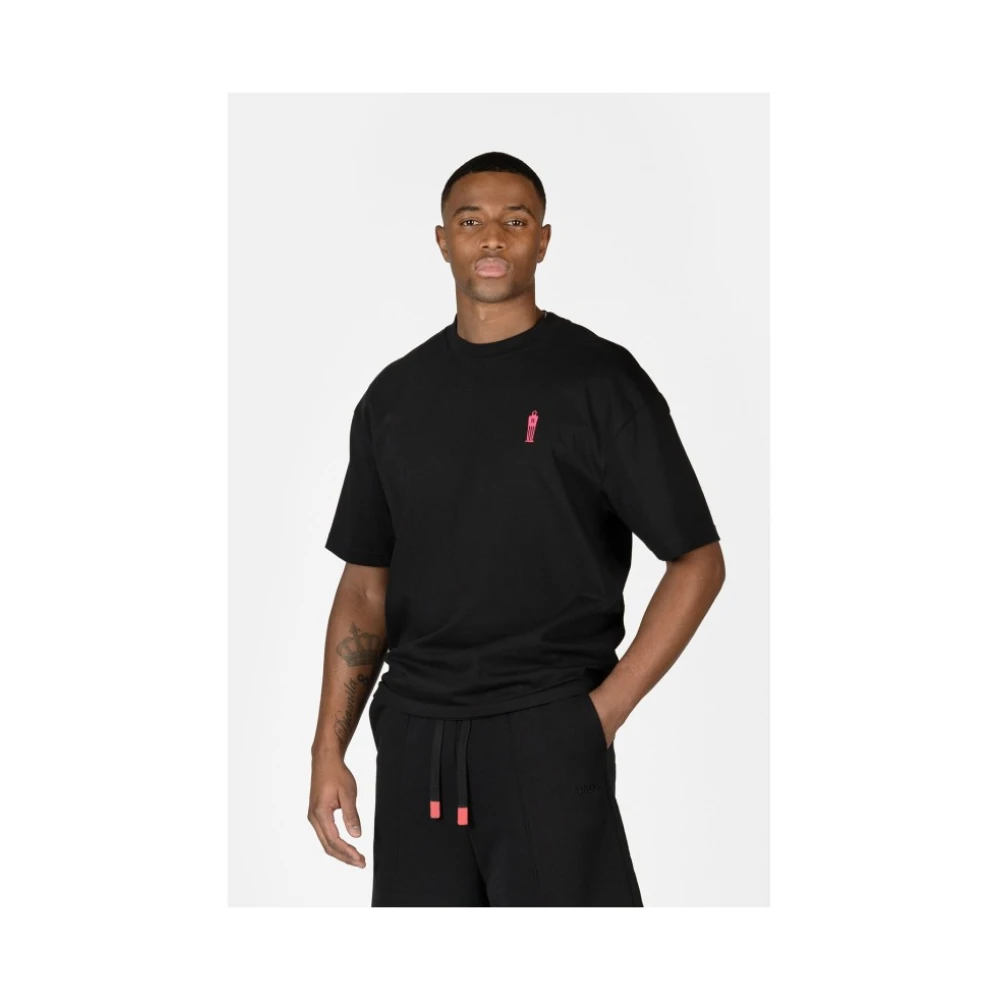Balr. Box-fit katoenen t-shirt met logo Black Heren