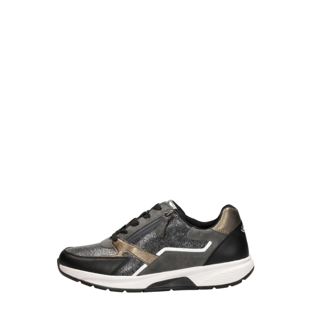 Gabor Rollingsoft Veterschoenen Laag Dames Schoenen Zwart
