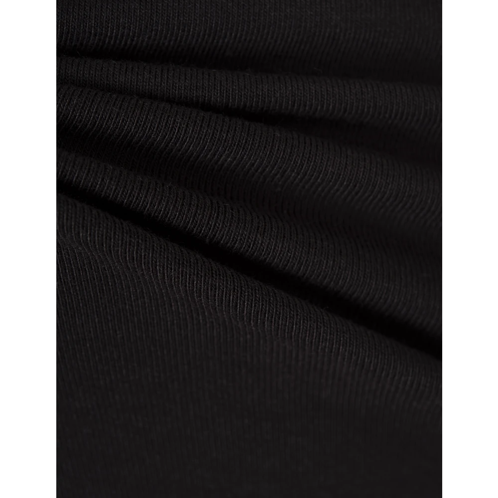 Palm Angels Zwart Monogram Crop Top Black Dames