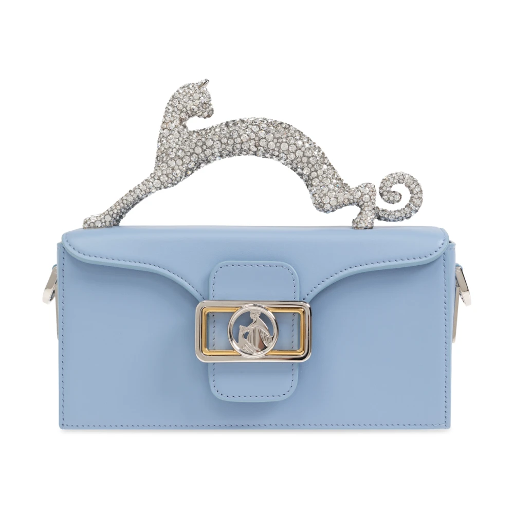 Lanvin Schoudertas Kat Potlood Nano Blue Dames