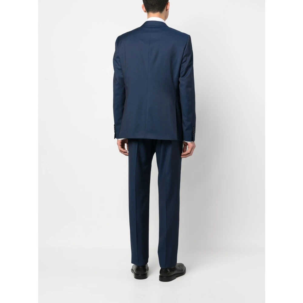 Tagliatore Single Breasted Suits Blue Heren