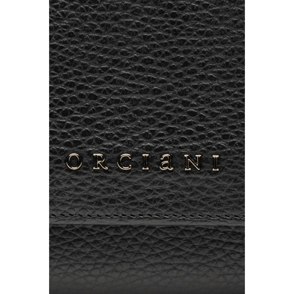 Orciani Zwarte Portemonnees Black Dames