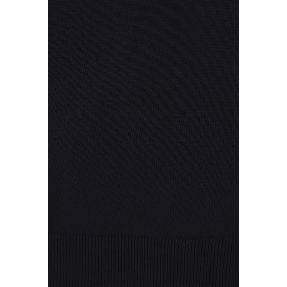 Roberto Collina Blauw Katoenen Poloshirt Blue Heren