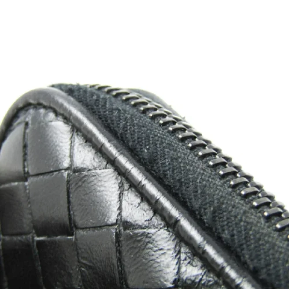 Bottega Veneta Vintage Pre-owned Leather wallets Black Dames