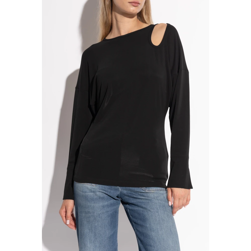 Victoria Beckham Top met uitsparing Black Dames