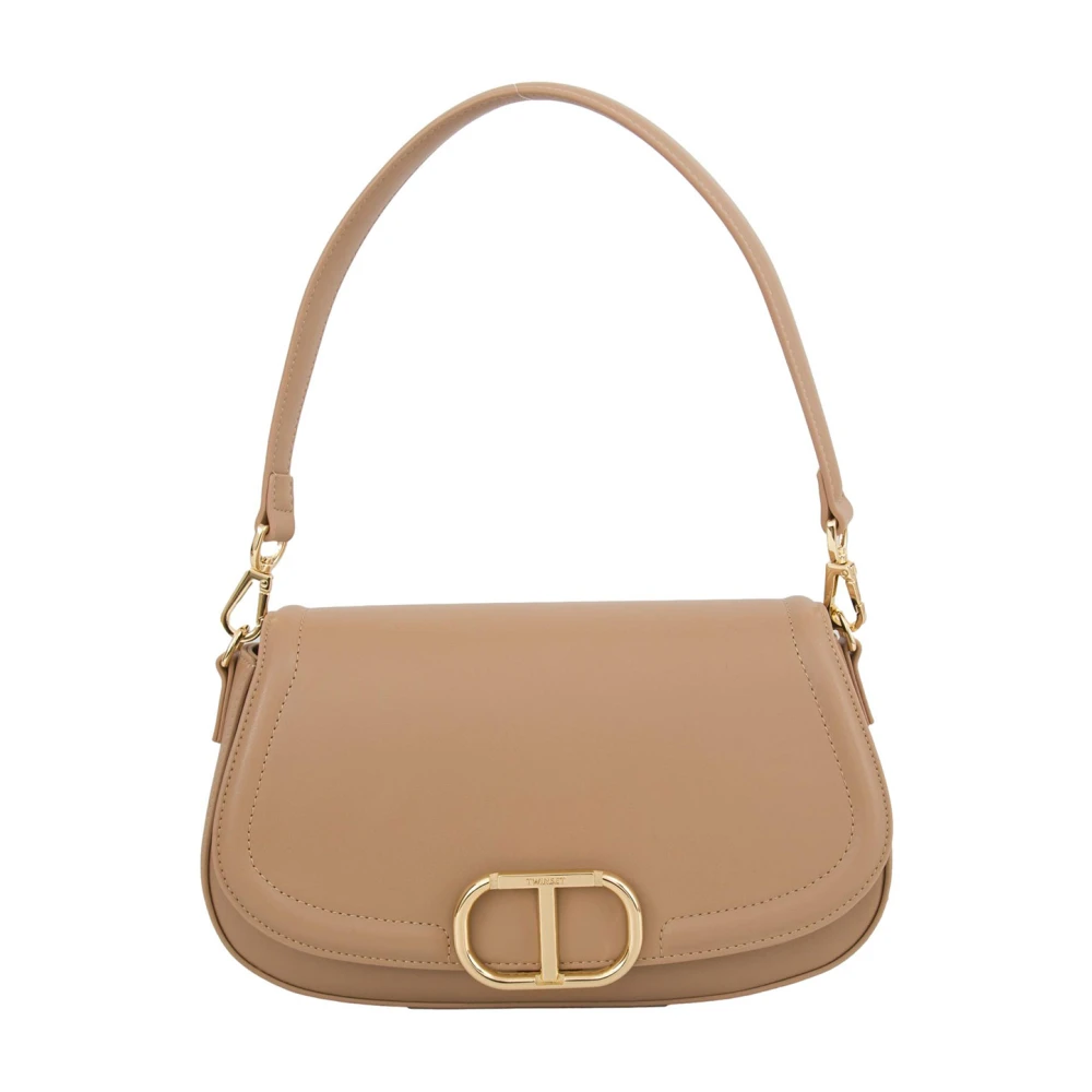 Twinset Chocolade Schoudertas 'Brera' Brown Dames