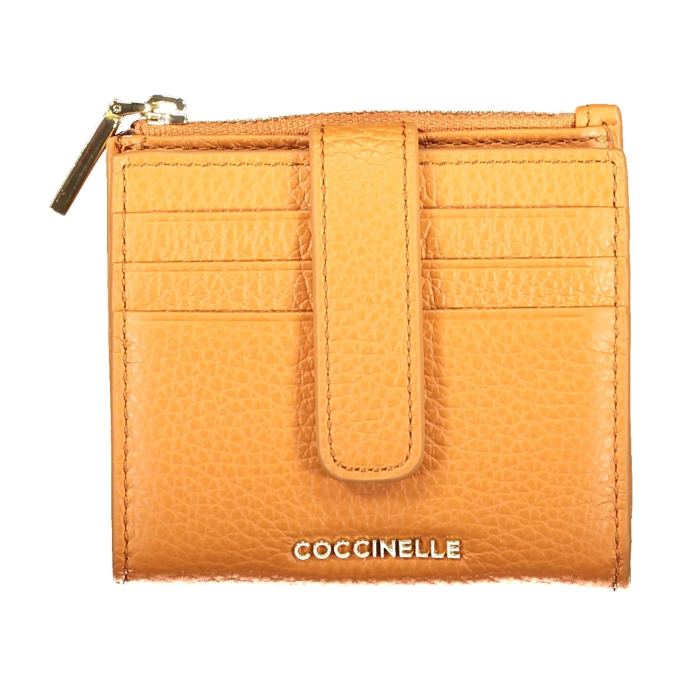 Coccinelle Women's Orange Wallets & Cardholders, One Size, Metallic Soft Wallet