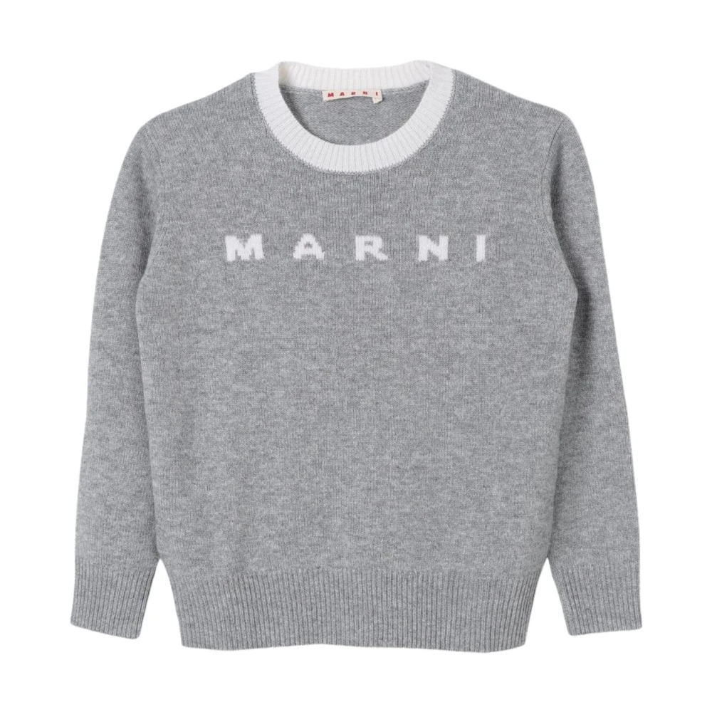 Marni Unisex Gray Crew Neck Sweater