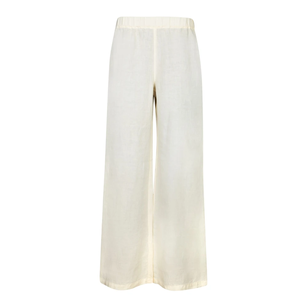 Trousers > Wide Trousers - - 120% Lino - Modalova