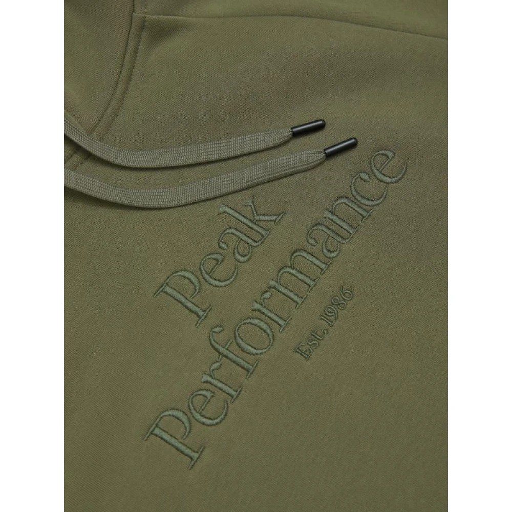 Peak Performance Original Hood Pine Needle Green Heren