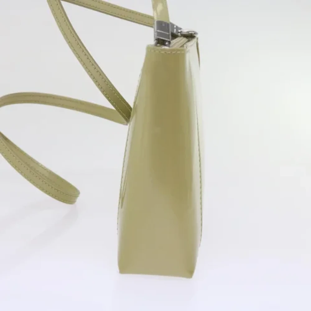 Dior Vintage Pre-owned Leather shoulder-bags Beige Dames