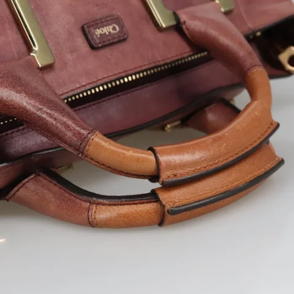 Chloé Pre-owned Leather handbags Pink Dames