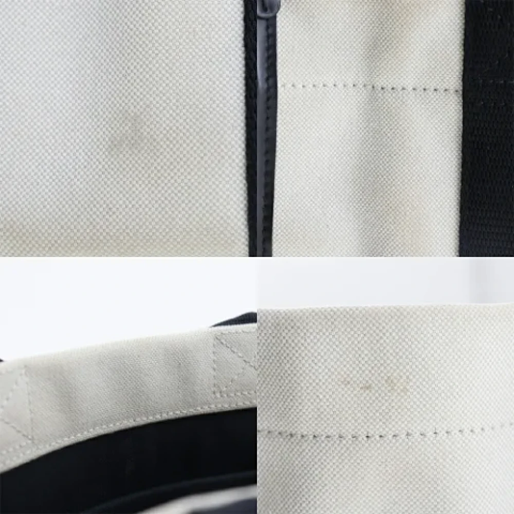 Balenciaga Vintage Tweedehands Wit Canvas Balenciaga Tote White Dames