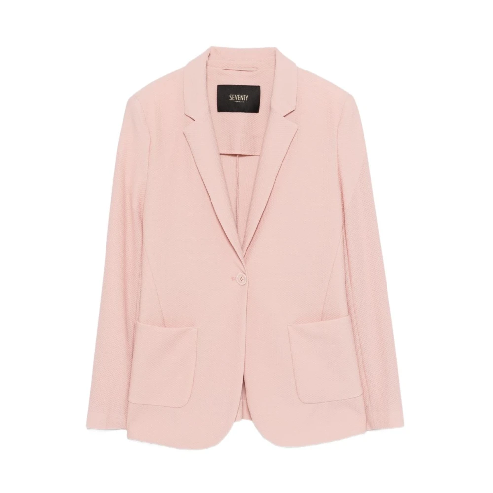 Seventy Women's Pink Slim Blazer - Blazers - 2XS - Jackets