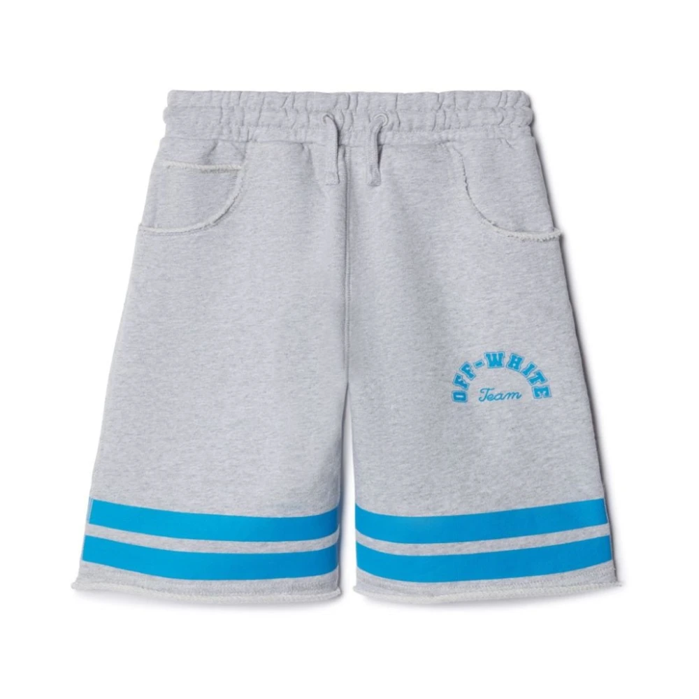 Off White Team 23 Rå Sweatshorts Gray, Pojke