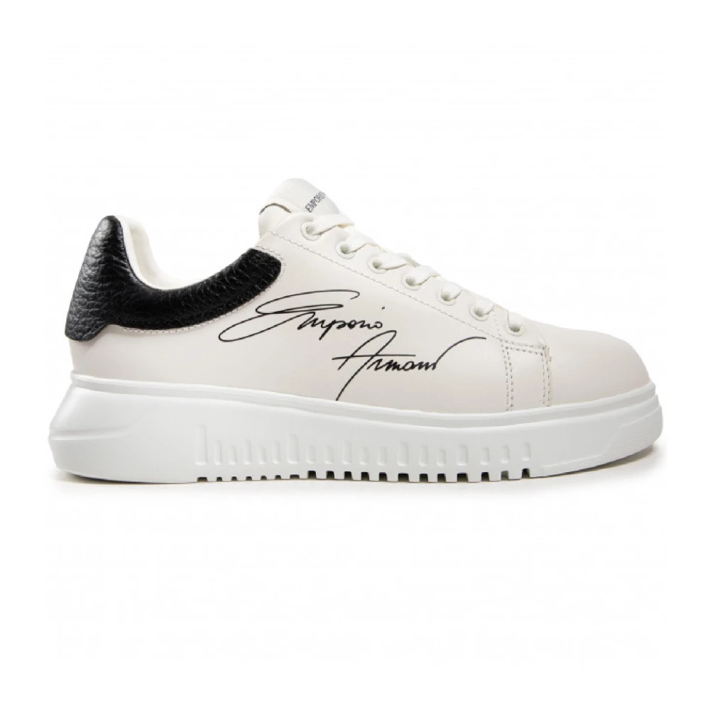 Emporio Armani Vit A Låga Sneakers X4x264xm670n422