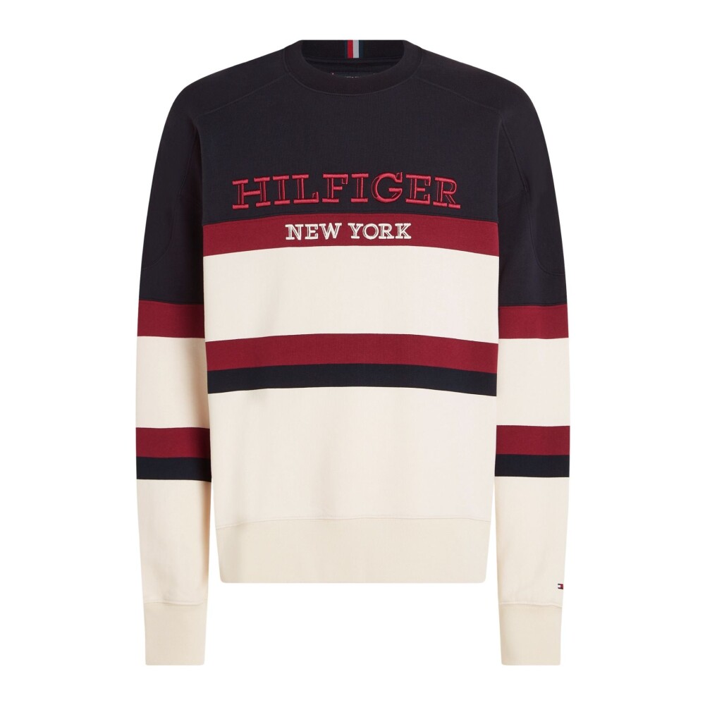 Sudadera roja tommy online hilfiger hombre