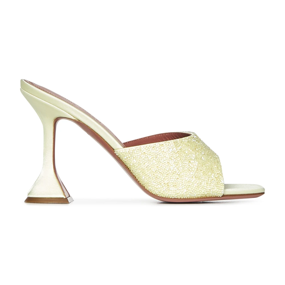 Amina Muaddi Mujer Amarillo Zapatos, Talla: 36 1/2 Eu