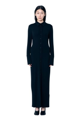 robe-chemise-maxi-en-jersey-de-crepe