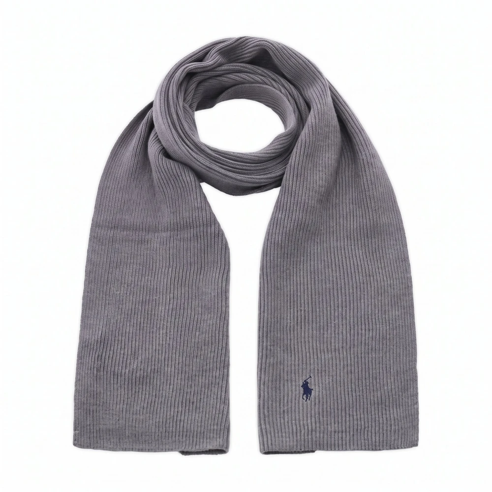 Polo Ralph Lauren Uomo Grigio - Sciarpa In Lana Merino - Accessories - One Size