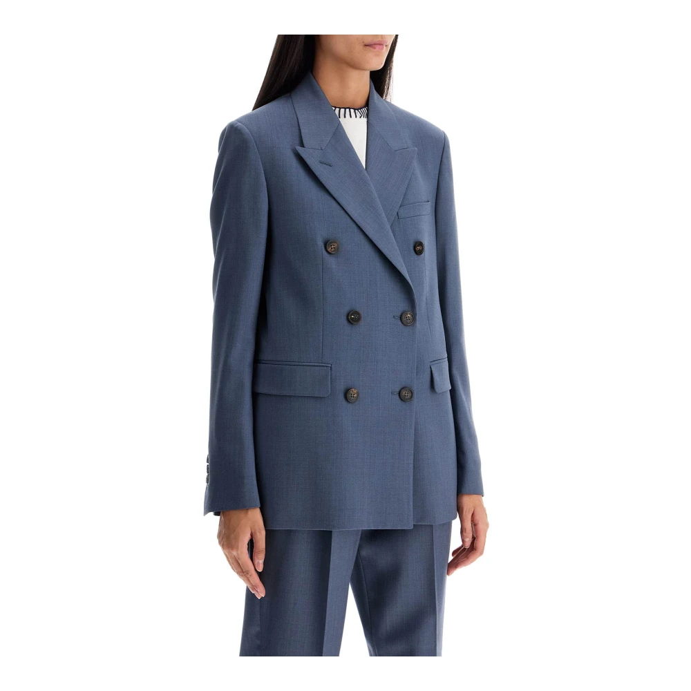 Golden Goose Klassieke wollen blazer Blue Dames