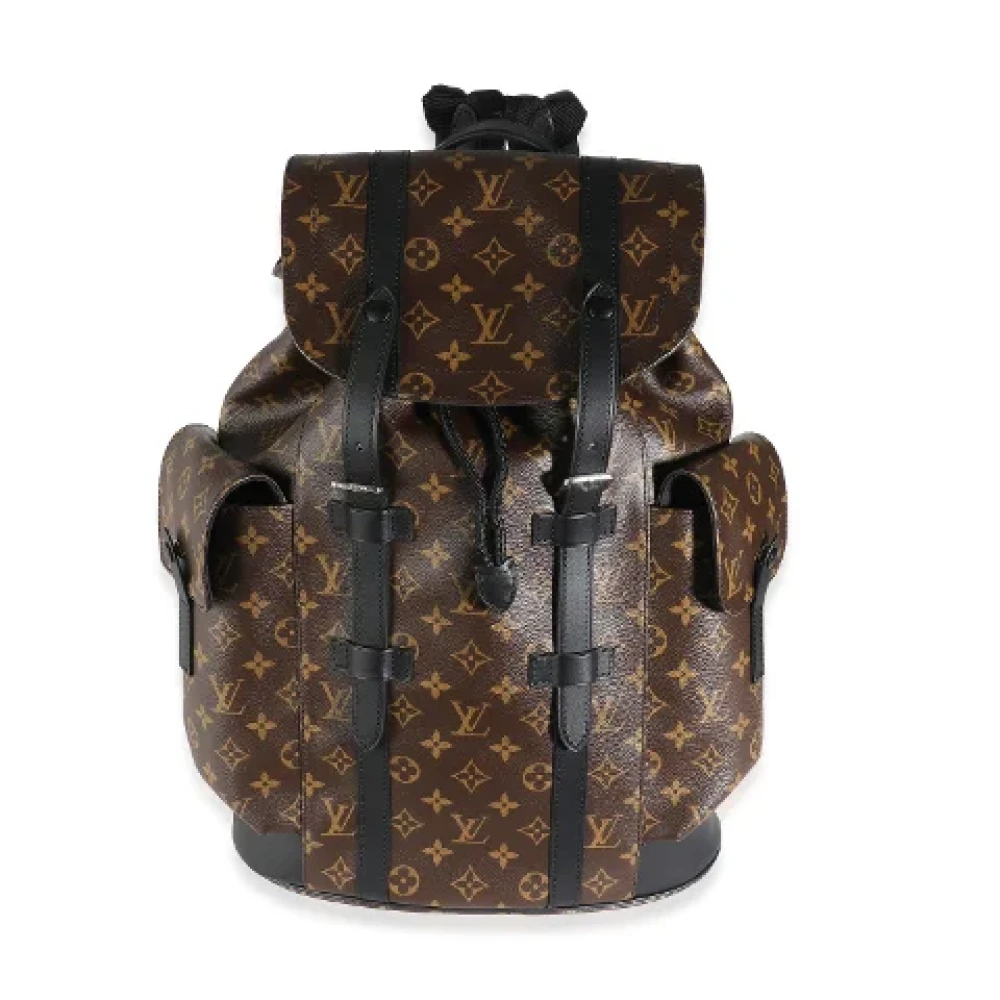 Louis Vuitton Vintage Pre-owned Canvas backpacks Brown Dames