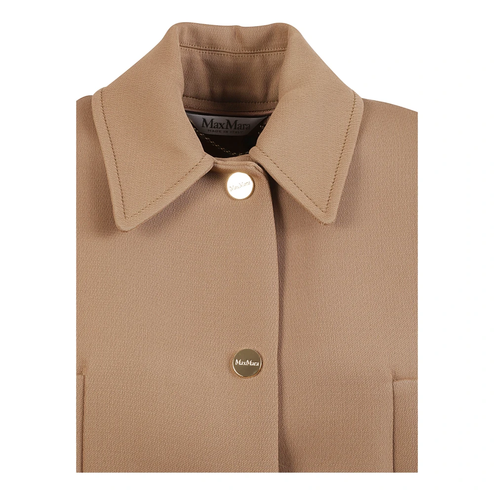 Max Mara Bruine Jassen Estroso Brown Dames