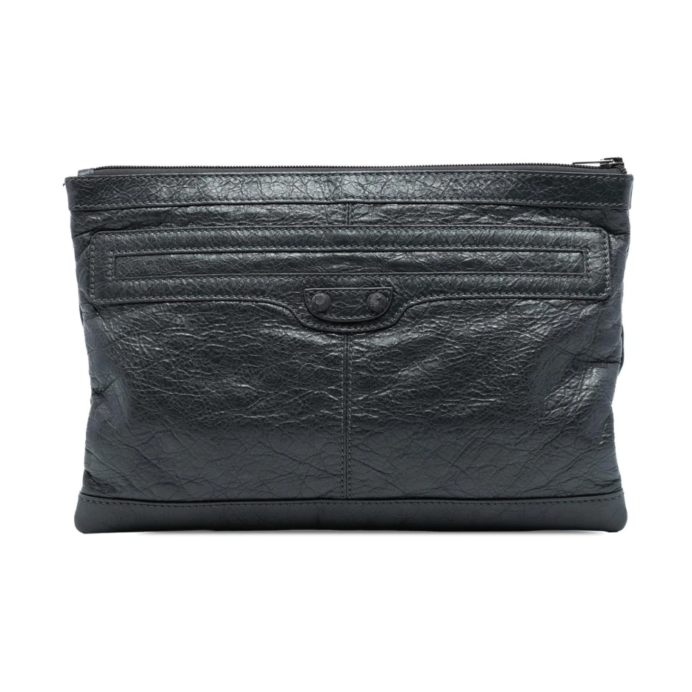 Balenciaga Vintage Women's Black Pre-Owned Pouch