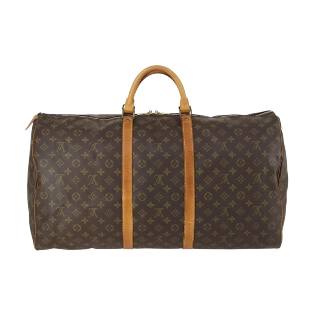 Louis Vuitton Vintage Women's Brown Vintage Weekend Bags, One Size, Pre-Owned Keepall Travel Bag