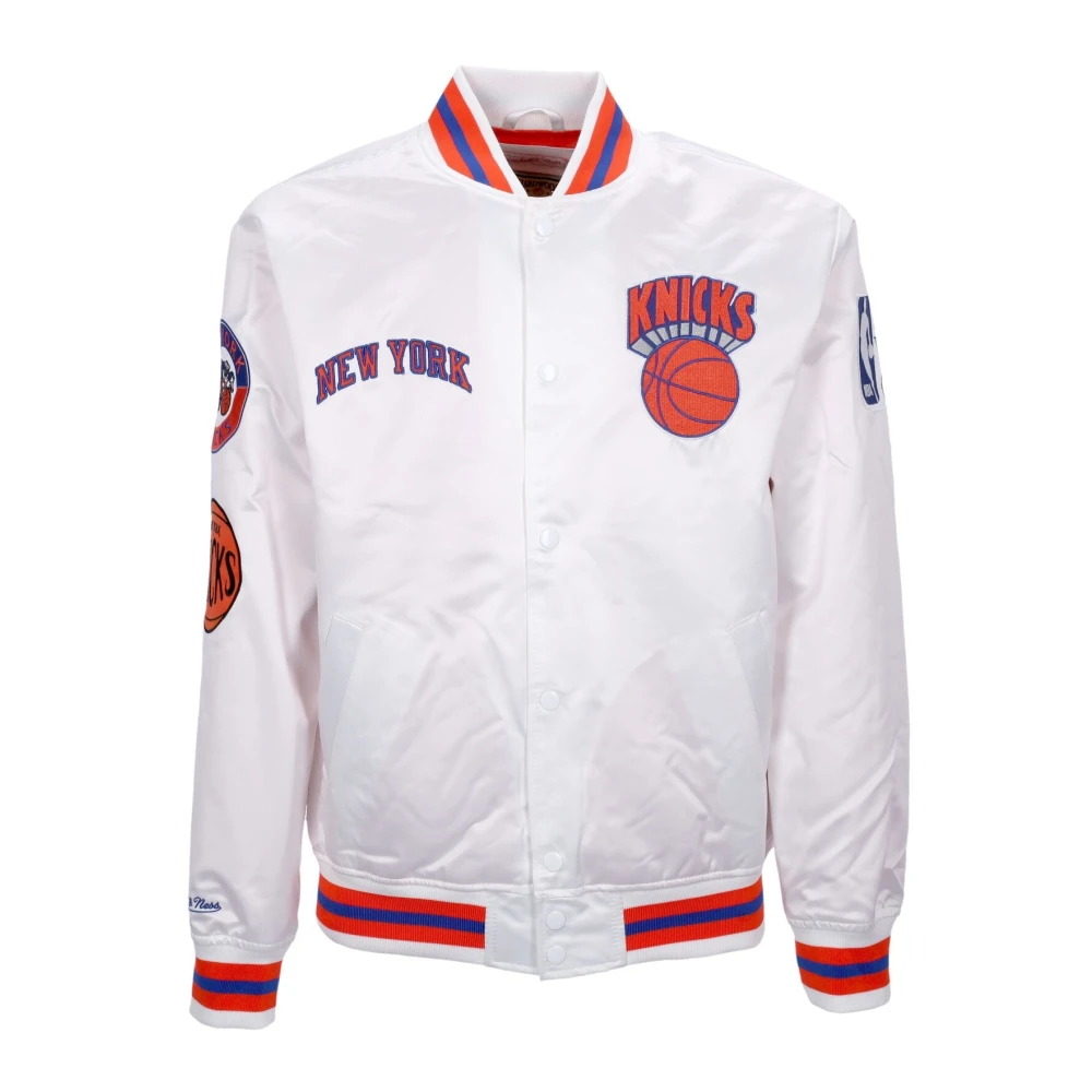 Mitchell & Ness NBA Hometown Bomberjack Wit White Heren