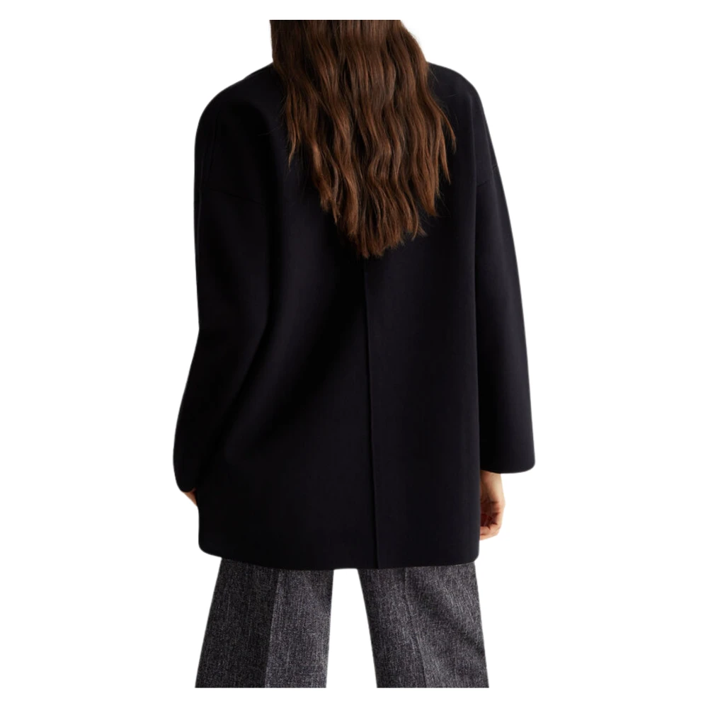 Liu Jo Zwarte Jas D Maglia Over Black Dames