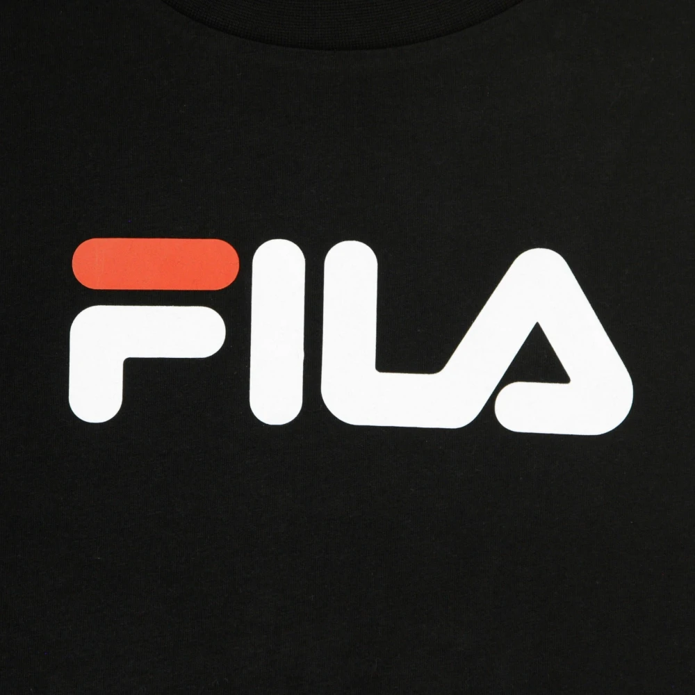 Fila Zwarte Tee Jurk voor Vrouwen Black Heren