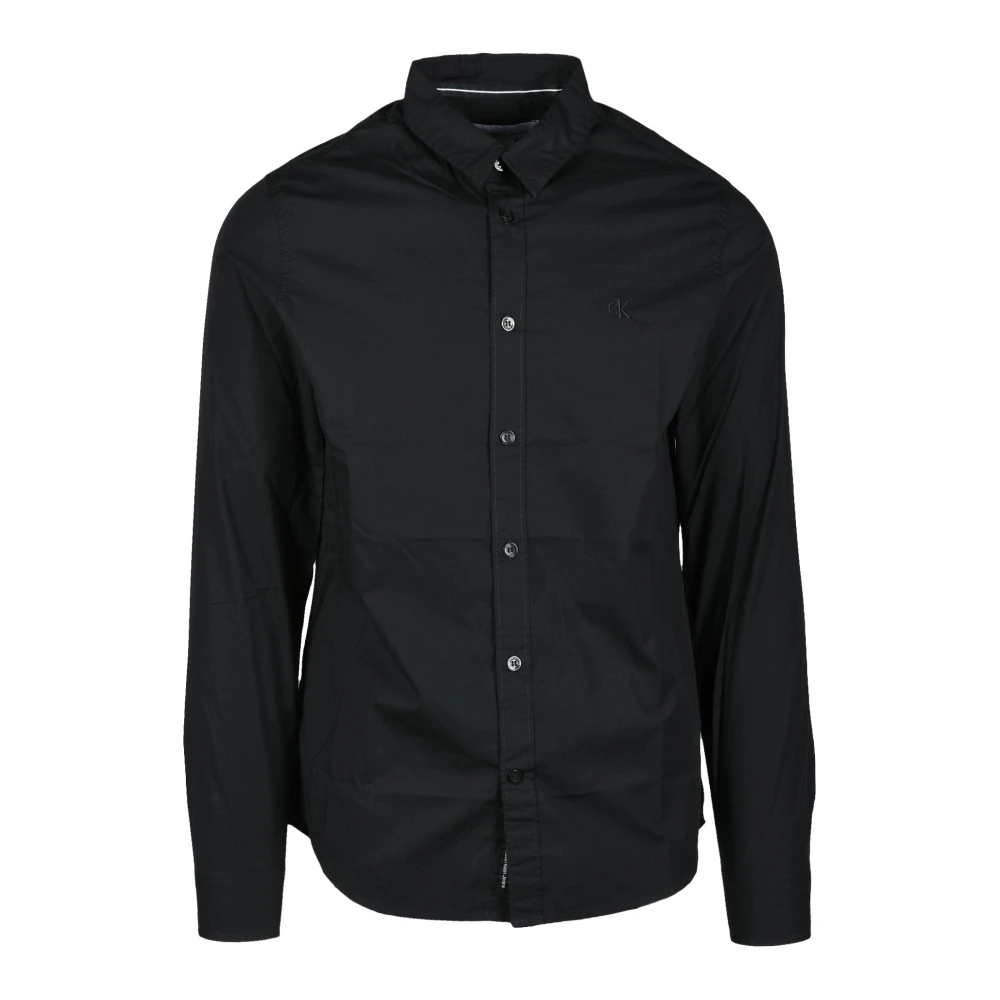 Calvin Klein Jeans Katoen Elastaan Shirt White Heren