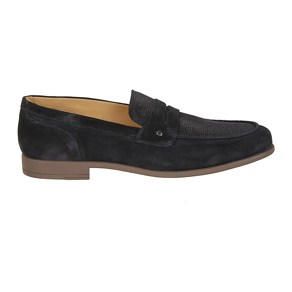 Baldinini Blue Loafers, Male, 9 Uk, Loafers