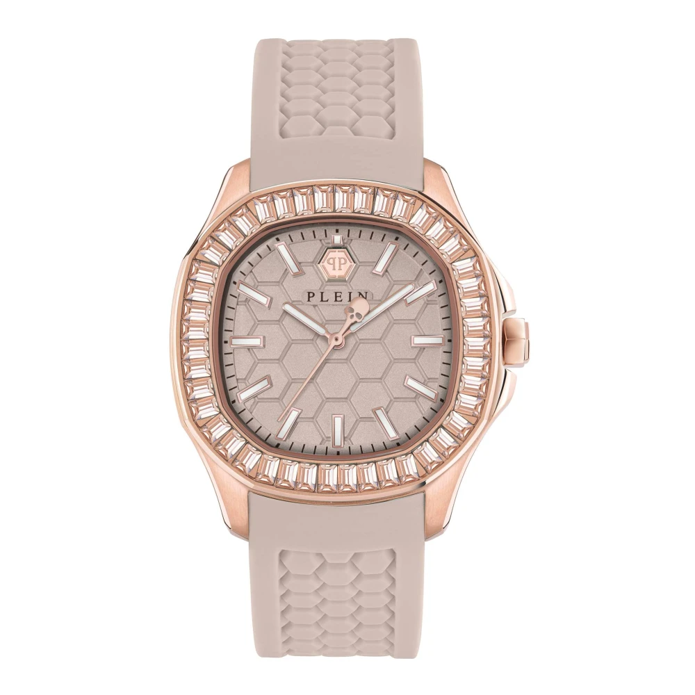 Philipp Plein Women's Pink Spectre Lady Crystal Watch